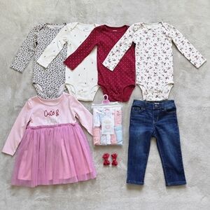 Carter's, Okie Dokie, Oshkosh And Primark Baby 18M Bundle
